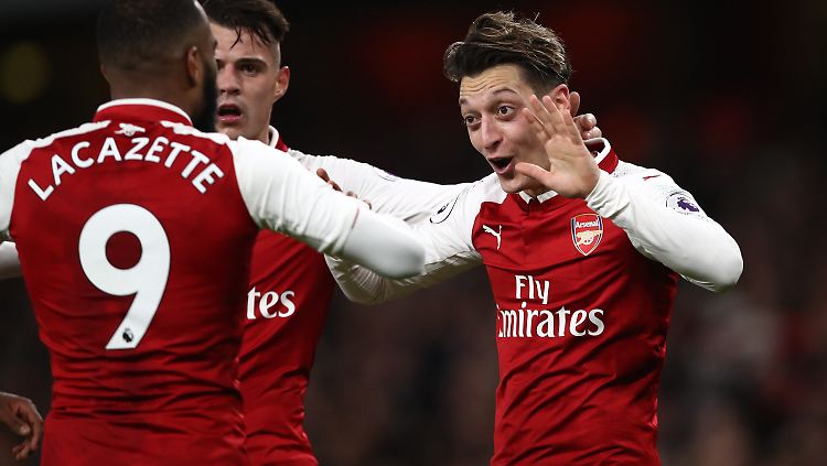 Mit seinem Treffer zum 2:3 in der 58. Minute konnte Nationalspieler Mesut Özil die Partie zunächst drehen. 
