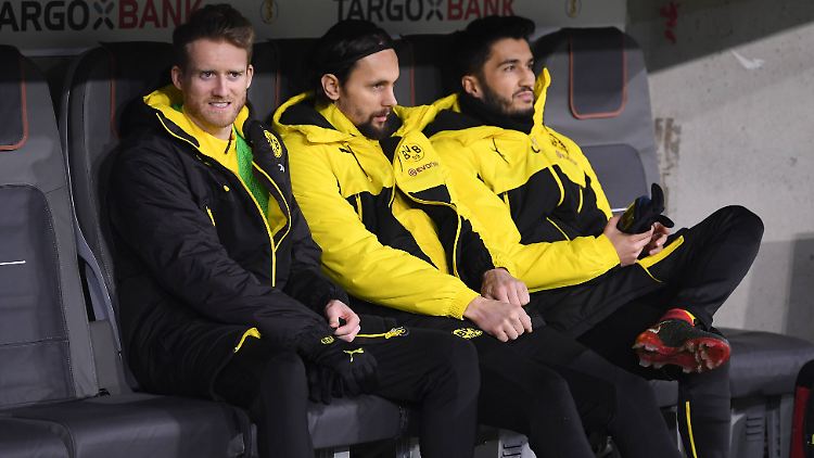 Gewohnter Anblick: André Schürrle auf der Ersatzbank.