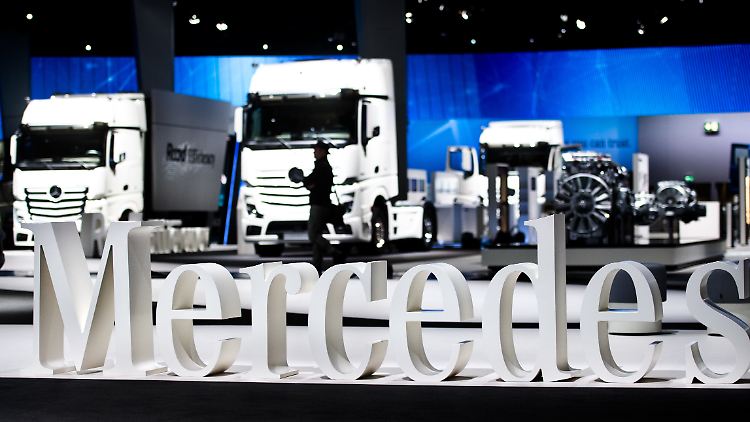 Nutzfahrzeuge von Daimler: Der Chef der Lkw-Sparte stellt steigende Absatzzahlen in Aussicht.