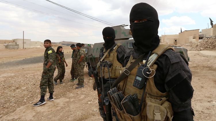 Spezialeinheiten der SDF in Nordsyrien. Das Bündnis und Assads Truppen kontrollieren nun ein Großteil des Landes.