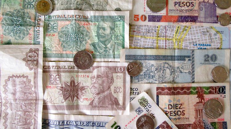 In Kuba gibt es zwei Währungen: den Peso cubano (CUP) und den Peso convertible (CUC).