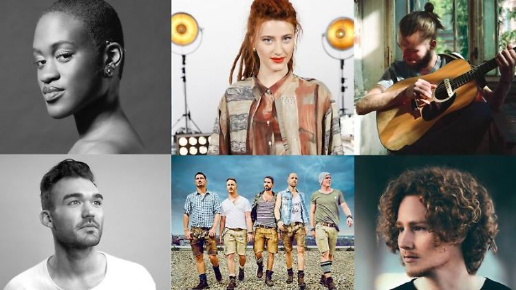 Ivy Quainoo, Natia Todua, Xavier Darcy, Ryk, voXXclub und Michael Schulte treten beim deutschen Vorentscheid an.