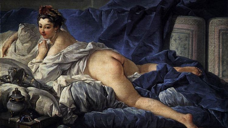 François Bouchers Bild "L' Odalisque Brune" entstand 1745 und hängt im Louvre in Paris.
