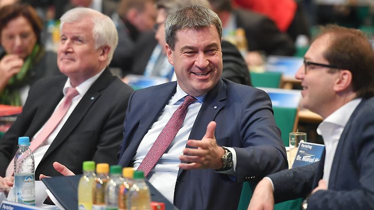 Das Machtzentrum der CSU: Seehofer, Söder, Dobrindt.