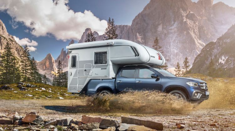 Selbst Reiseindividualisten könnten sich mit dem Silverdream Pick-up auf der Basis der Mercedes X-Klasse etwas Luxus gönnen.