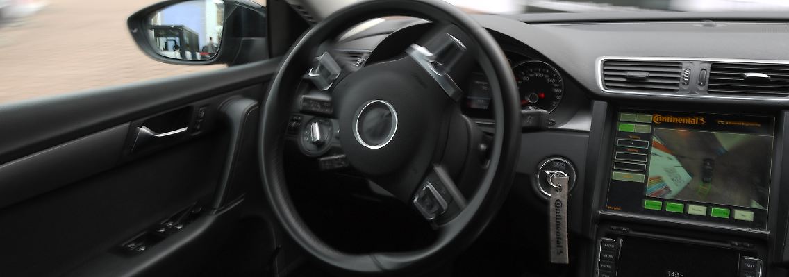 Autonomes Fahren demonstrierte Continental auf der IAA in Frankfurt mit einem VW Passat.