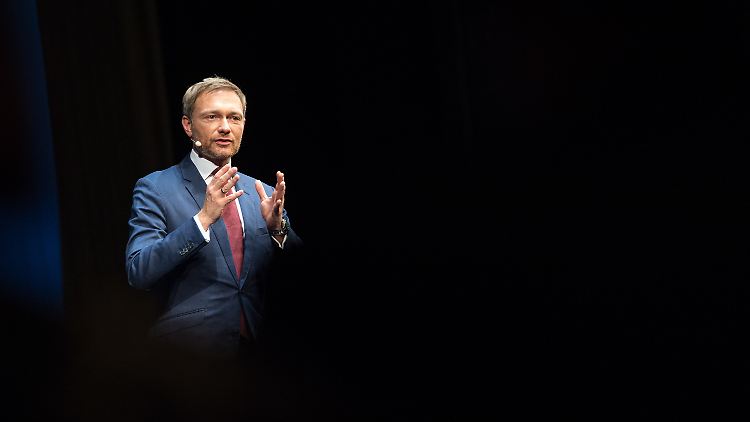 FDP-Chef Christian Lindner beim Dreikönigstreffen in Stuttgart.