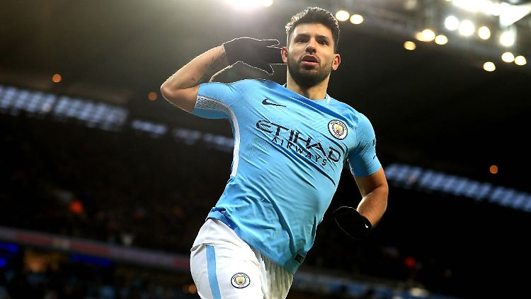Doppelpack: Citys Sergio Agüero.