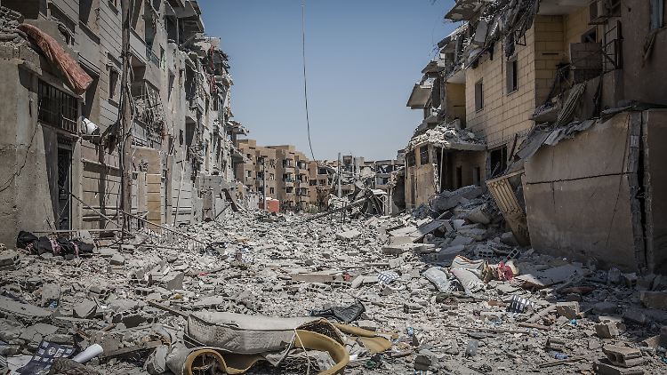 Rakka in Syrien.