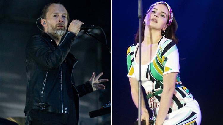 Streiten um das Urheberrecht: Radiohead-Sänger Thom Yorke und Lana Del Rey.