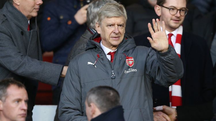 Auf der Tribüne: Arsène Wenger.