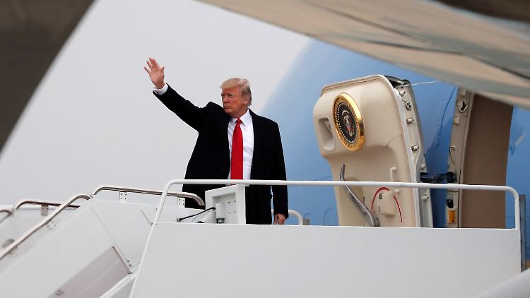 Hier vermutlich auf Dienstreise: US-Präsident Donald Trump.