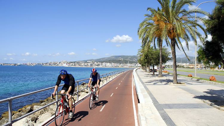 Radrennfahrer lieben den Winter und Frühling auf Mallorca.