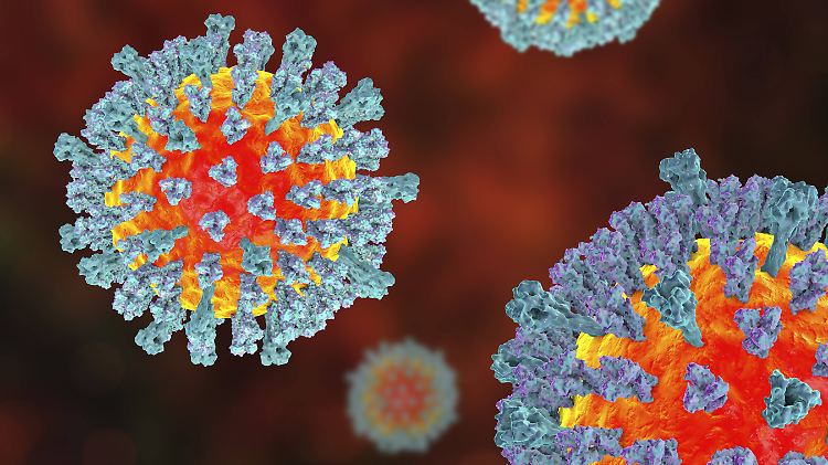 Das Virus Sars-CoV-2 - bisher gibt es kein zugelassenes Medikament gegen den Erreger.