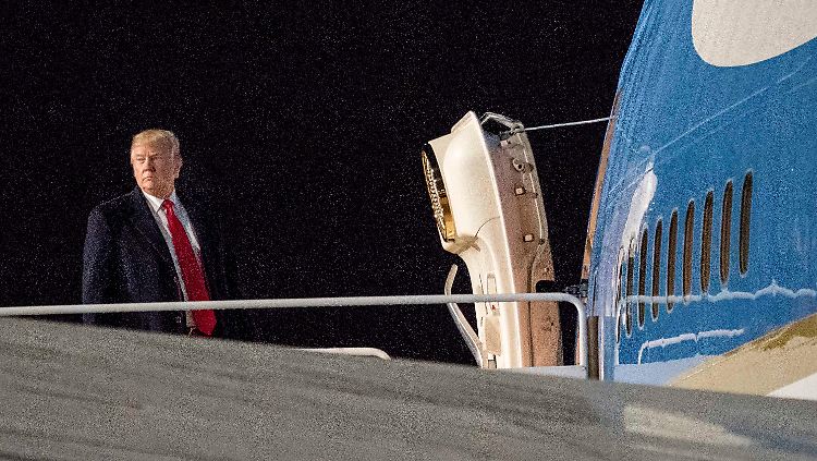 Ende Januar fliegt Trump in die Schweiz.