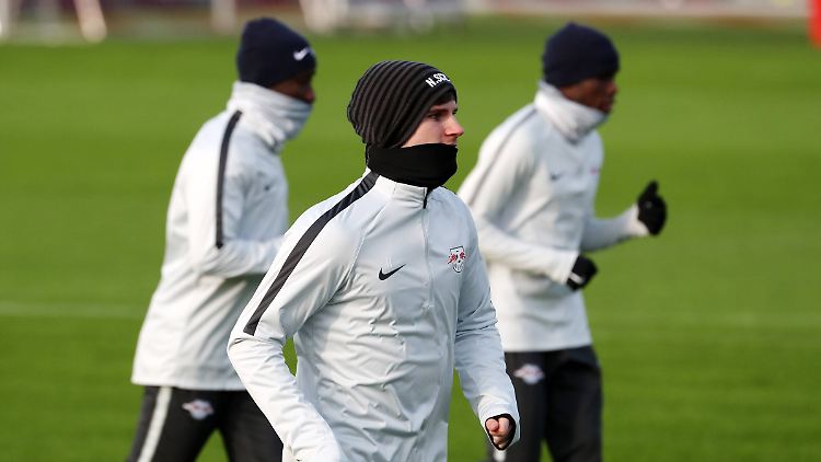 Timo Werner ist zurück im Mannschaftstraining - aber "erst einmal integrativ", wie es von RB heißt.