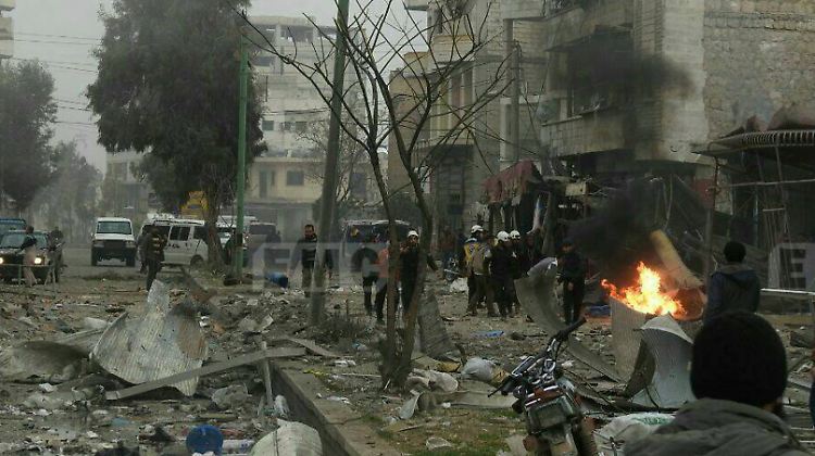 In der Provinz Idlib wird gekämpft - und wieder dürften Menschen fliehen.