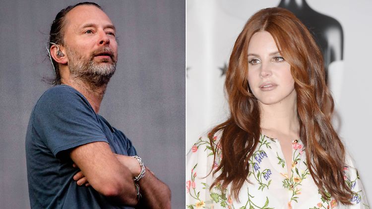 Vertragt euch doch einfach: Radiohead-Frontmann Thom Yorke und Lana Del Rey.