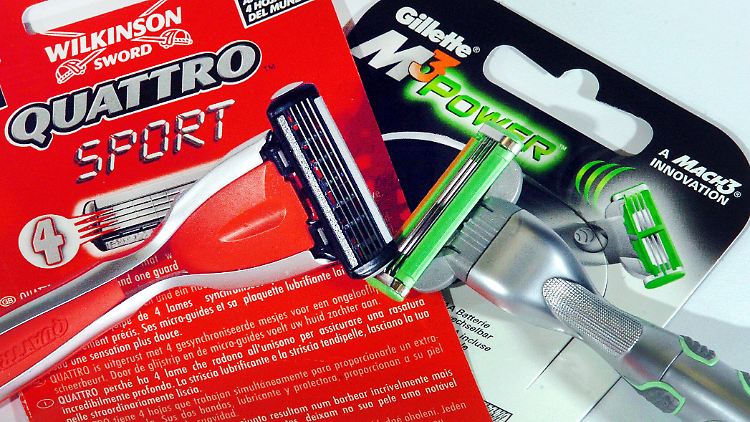 Wilkinson und Gillette sind die beiden Weltmarktführer bei Nassrasierern.