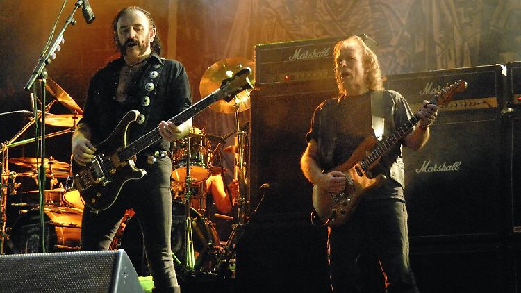 2007 rockten sie noch gemeinsam die Bühne: "Fast" Eddie Clarke (r.) und Lemmy Kilmister.