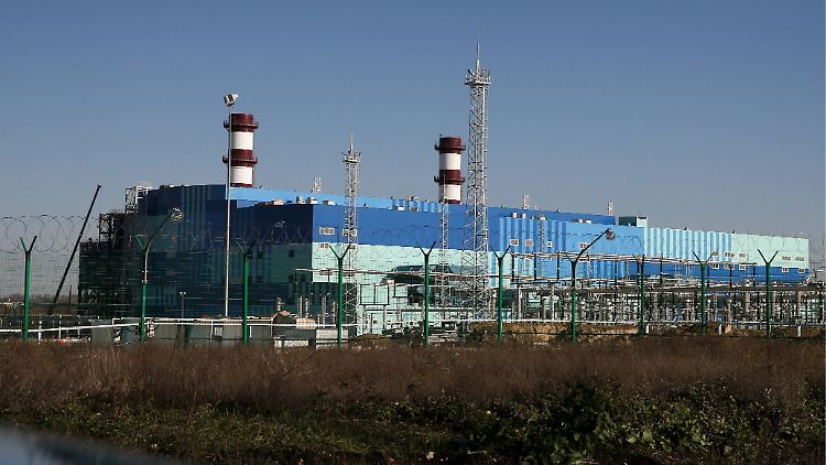 Die Turbinen sind für das neue Wärmekraftwerk in der Krim-Hauptstadt Simferopol gedacht.