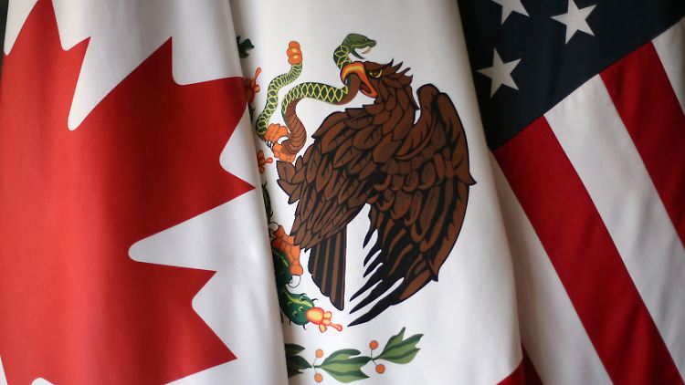 Das Freihandelsabkommen Nafta schafft einen gemeinsamen Binnenmarkt zwischen Kanada, Mexiko und den USA.