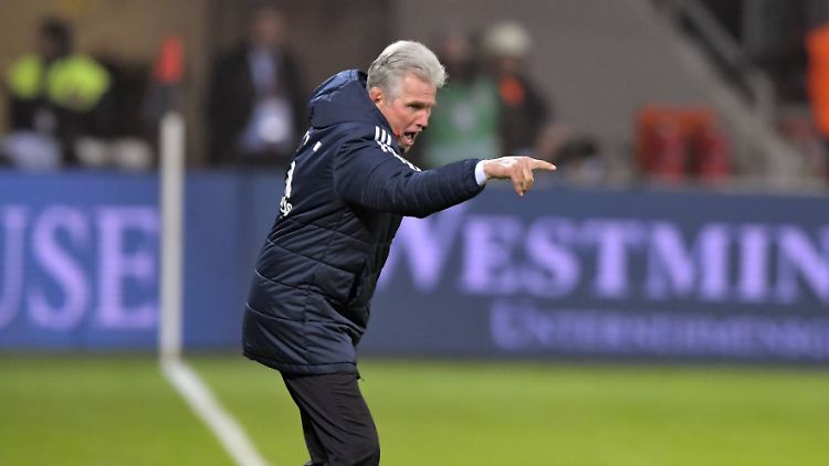 Jupp Heynckes musste dennoch ab und zu Korrekturen vornehmen.