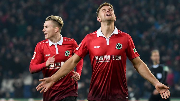 Hannovers Niclas Füllkrug erlegte den FSV Mainz 05 im Alleingang.