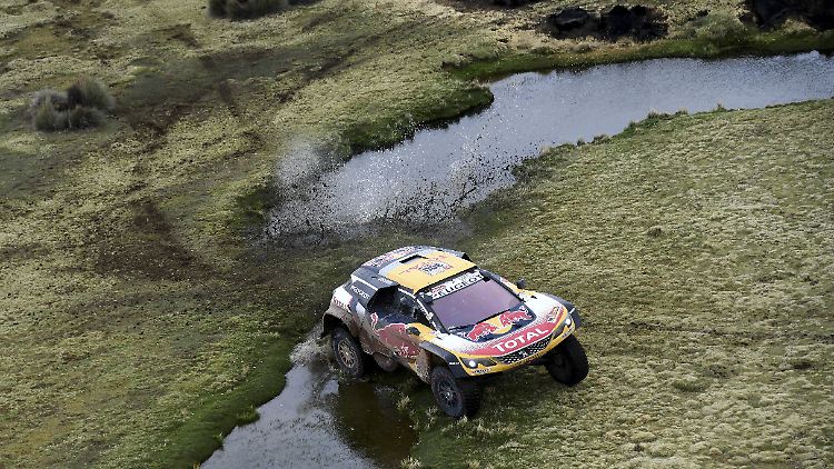 Stephane Peterhansel verlor auf der siebten Dakar-Etappe viel Zeit.