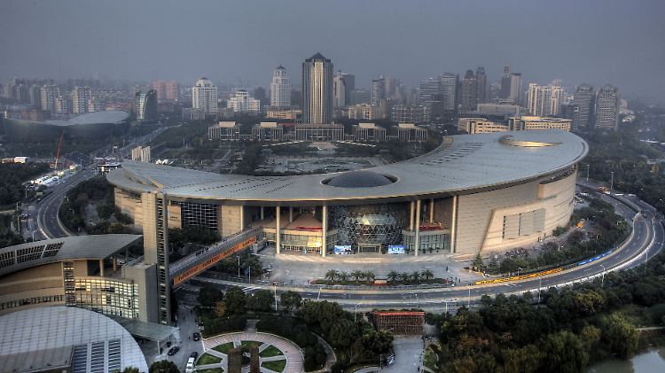 Spektakulär schwer: Der DTM-Stadtkurs in Shanghai.