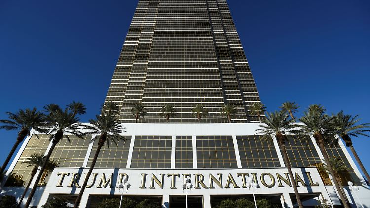 Das Hotel Trump International im Spielerparadies Las Vegas.