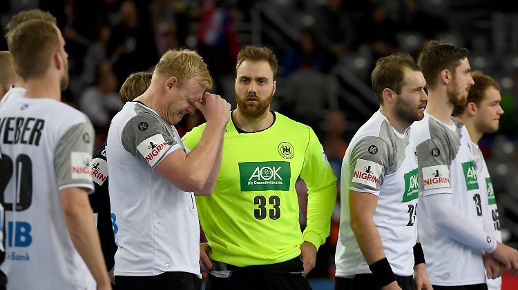 Das Unentschieden gegen Mazedonien war für die deutschen Handballer kein Grund zur Freude.