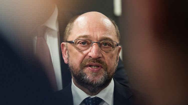 Auch in der SPD nicht unumstritten: Parteichef Schulz.