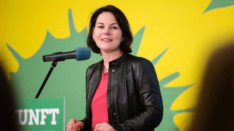 Annalena Baerbock stellt sich als Grünen-Vorsitzende zur Wahl.