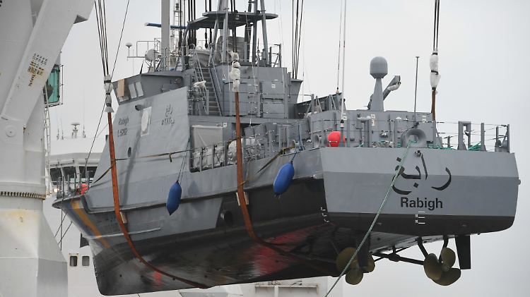 Im vergangenen Jahr lieferte Deutschland etwa dieses Küstenschutzboot nach Saudi-Arabien.