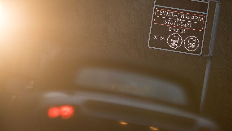 Den ersten Abgas-bedingten Feinstaubalarm gab es in Stuttgart schon am 9. Januar.