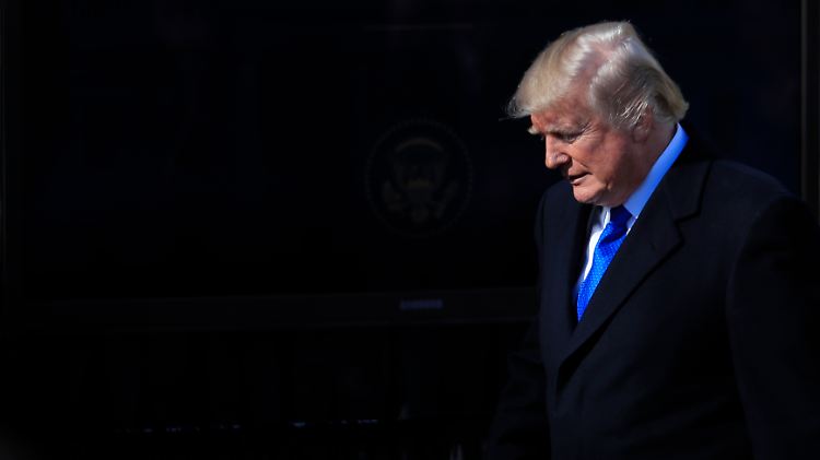 Donald Trump ist heute seit genau einem Jahr Präsident der USA.