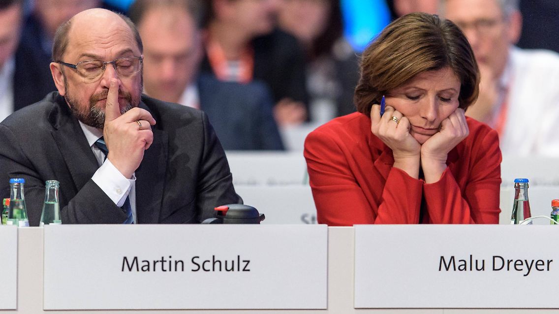 Am Ende harter Arbeit: Schulz und Dreyer.