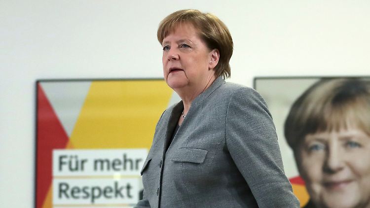 Kanzlerin Merkel sagt, eine Vielzahl von Fragen seien bei den Koalitionsverhandlungen noch zu klären.