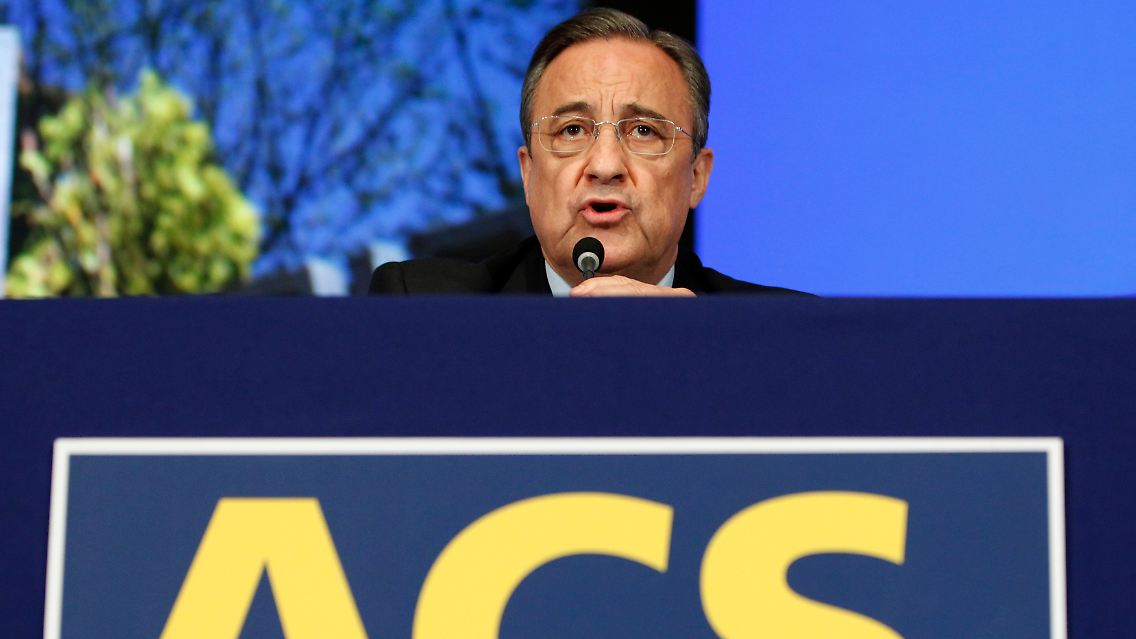 Florentino Perez hat wohl bei der Hochtief-Vollversammlung nichts zu befürchten.