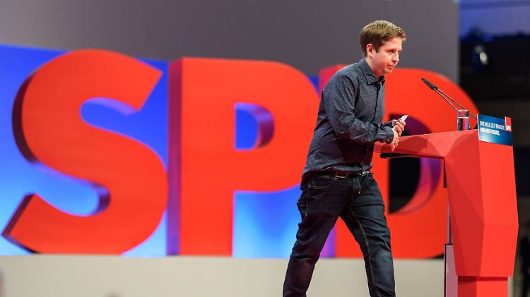 Kühnert rebelliert gegen die Linie der SPD-Führung.