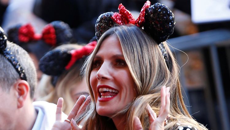 Voll der Minnie-Fan: Heidi Klum.