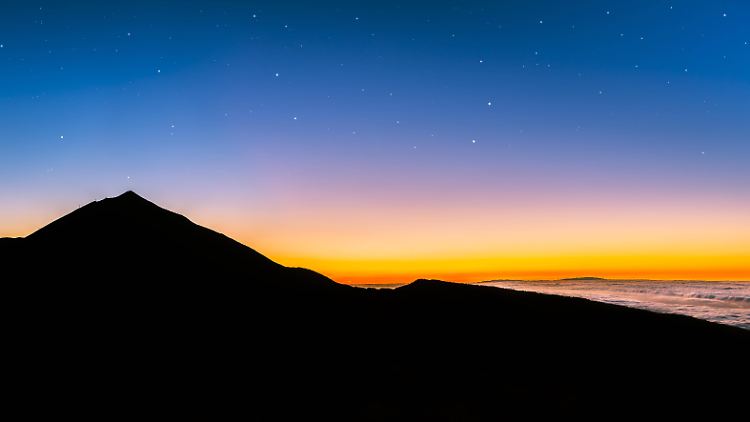 Vulkan Teide im Sonnenuntergangs-Licht: Wer möchte da nicht die Sterne beobachten?