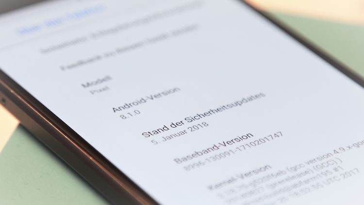 Android 8.1 und den aktuellsten Sicherheitspatch: Das gibt's nur bei Googles Pixel-Smartphones.