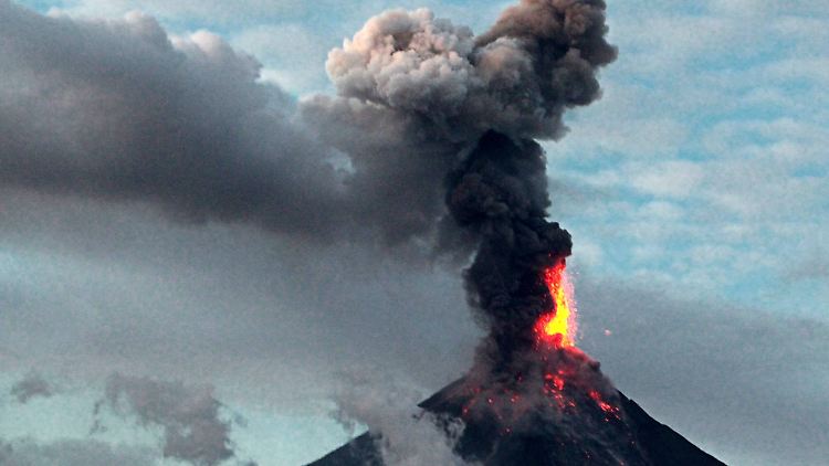 Rund um den Vulkan ist Mayon ist eine Sperrzone eingerichtet.