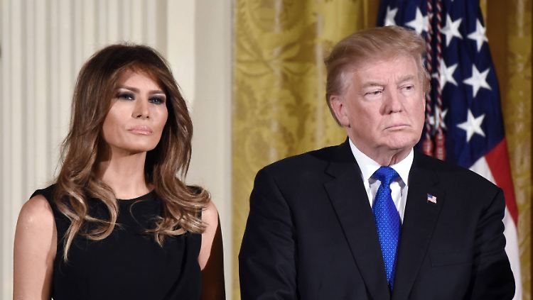 Schlechte Presse kurz vor dem Hochzeitstag: Donald Trump soll 2006 mit einer Pornodarstellerin fremdgegangen sein.