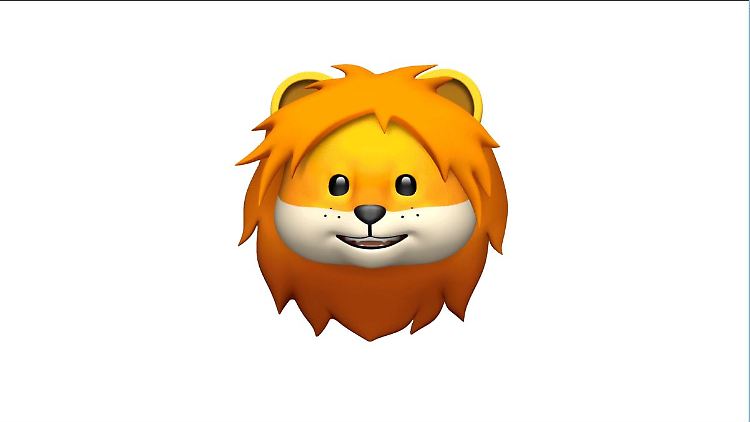 Der Löwe ist eines von vier neuen Animojis, die iOS 11.3 aufs iPhone X bringt.