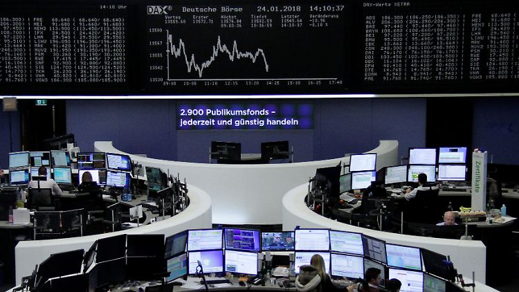 Der Dax zur Wochenmitte: Am Ende des Tages ging es volle 1,1 Prozent nach unten.