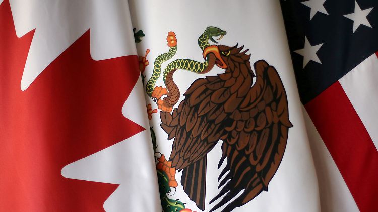 Drei Staaten sind bisher Teil des Nafta-Abkommens: Kanada, Mexiko und die USA.