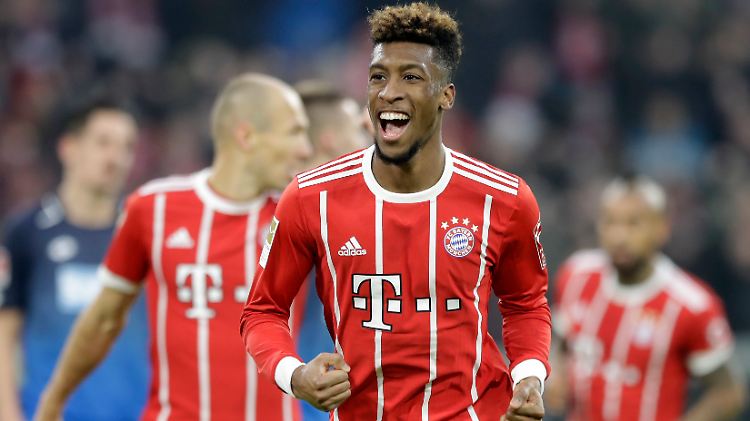 Der dritte Streich: Kingsley Coman hat just für den FC Bayern ein Tor geschossen.